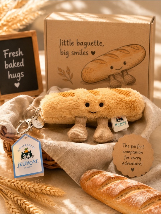Jellycat Accessories - 🧸 Jellycat Amuseables Baguette Bag Charm / Keychain 🥖